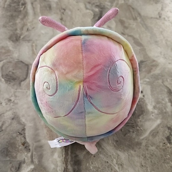 Squishmallow Official Kellytoy Silvina The Rainbow Snail Plush 8" - Picture 3 of 3